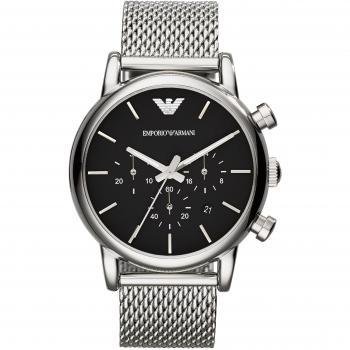 Emporio Armani AR1811 Men's Chronograph Watch - Multicolour Metal - One Size