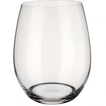 Villeroy & Boch Entree Glassware Collection, Set of 4 (Water Glasses 480ml, Mugs, Double Old Fashioned/White Wine Stemless Glasses)