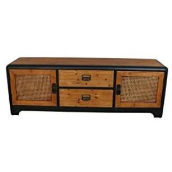 Mueble de TV DKD Home Decor Abeto Metal 150x40x50 cm