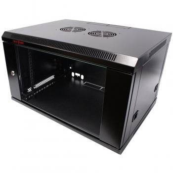 Cablematic - Armario rack mural 19'' 6U 600x600x370mm pared SOHORack de RackMatic