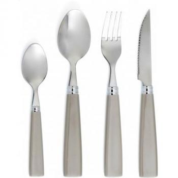 Quid 4960502 - Set 24 cubiertos, color beige