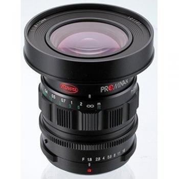 Kowa Prominar - Objetivo gran angular, 12 mm F1.8 MFT, color negro