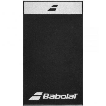 Toalla Babolat Medium Negro - Accesorio de tenis, tamaño mediano, color negro, fabricada en material absorbente y suave al tacto, ideal para secar el sudor durante el juego