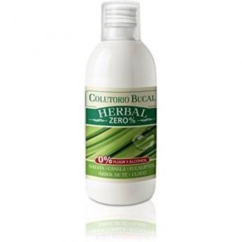 Natysal Colutorio Herbal Nature, Cuidado Bucal Sin Alcohol, Multicolor, 500 Mililitros