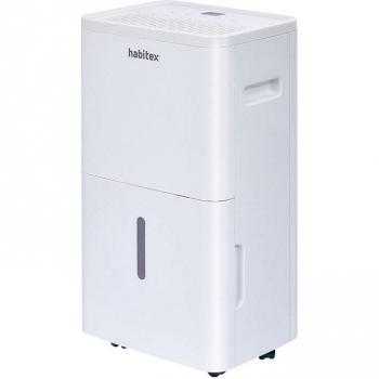 Deshumidificador HABITEX H20 con Display Digital, 3 Modos de Trabajo, Selección de Humedad, Función Anticongelación, Drenaje Continuo y Temporizador 24h
