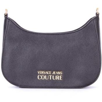 Versace Women's Saffiano Synthetic Leather Shoulder Bag - Black - OS