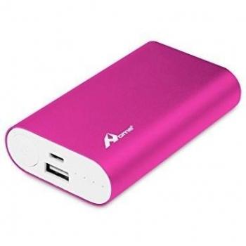 OME® Batería Portátil Externa Ultra-Compact Power Bank de 5.200 mAh. con Conexión: USB y Micro USB Compatible con iPhone, Samsung y otros Dispositivos Electrónicos