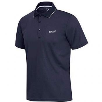 Regatta Maverik Men's Lightweight Quick-Dry Breathable Active Polo Shirt - Navy 2XL