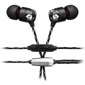 V-MODA ZN Auriculares In-Ear con micrófono, color negro