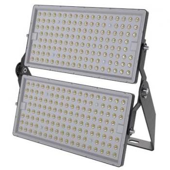 Faro LED 500W 135LM/W Negro IP65 6500K Cable 1m 360°