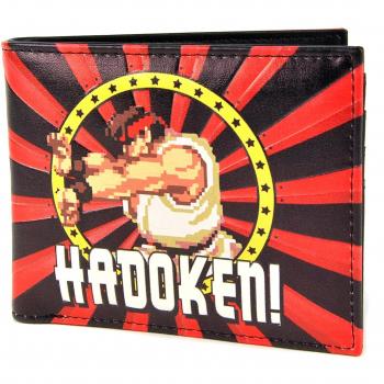 Street Fighter Wallet Hadoken Half Moon Portafogli