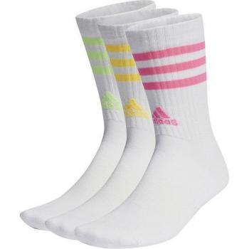 Calcetines adidas 3 bandas blanco