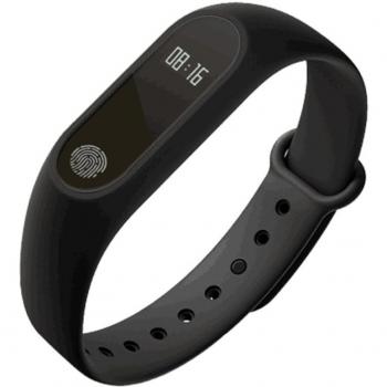 Prixton AT400, Pulsera de actividad de 0.42, Bluetooth compatible Ios/Android, Pulsometro, Correa Roja y negra incluida
