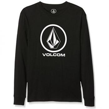 Volcom Circle Stone BSC - Boy de manga larga, Tamaño Mediano), color negro