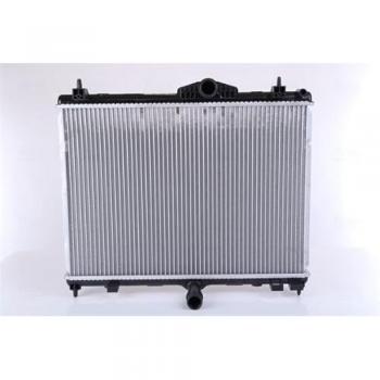 Radiador de refrigeración del motor NISSENS 606055 - Radiador de aluminio, compatible con vehículos específicos, diseño optimizado para una mejor eficiencia térmica, fácil instalación, conexión para mangueras estándar