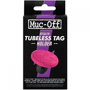 Muc-Off Soporte Secure Tag para LOCALIZADOR Apple AIRTAG A LA Valvula TUBELESS, Adultos Unisex, Rosa