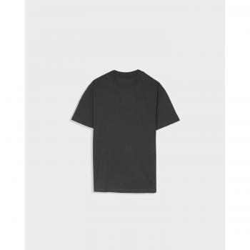 Camiseta Relax Negra de Manga Corta para Hombre Regular Fit