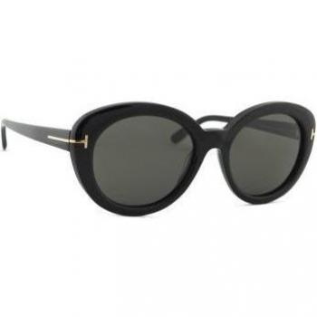 Tom Ford Lily-02 FT1009 01A 55 Sunglasses, Black unisex, Size: 55 MM