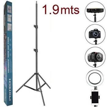 Tripode Portátil 1,9m 190cm Soporte Rotula para vídeos Cámara prismáticos movil