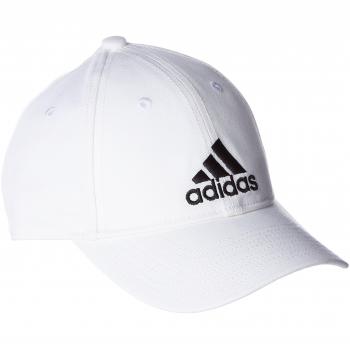 Adidas 6P Cap Cotton Gorra de Tenis, Hombre, Blanco/Negro, M