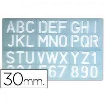 CSP P-1600 - Plantilla rotulación letras y números de 30 mm