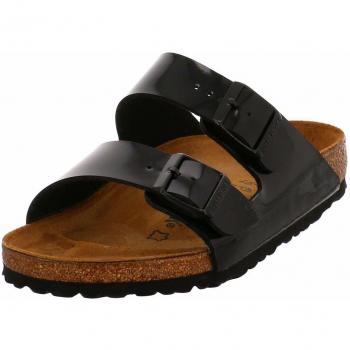 Birkenstock Arizona Black Birko-Flor Unisex Sandals Size 12 US