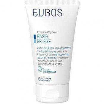 Eubos Anti-dandruff care shampoo 150 ml for flaky, dry and irritated scalp, skin compatibility dermatologically tested, made in Germany