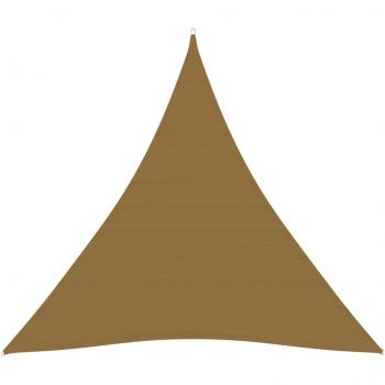 Toldo de vela Sail Parasol 160g/m² Mole Gris 4,5x4,5x4,5 m en HDPE