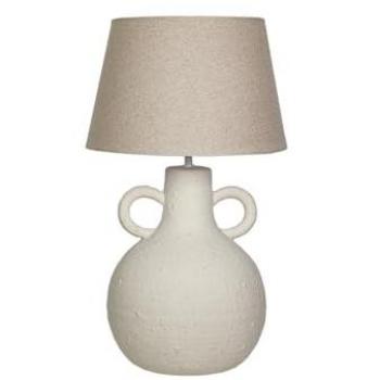 Lámpara de mesa Romimex Blanco Cerámica 40 x 57 x 40 cm