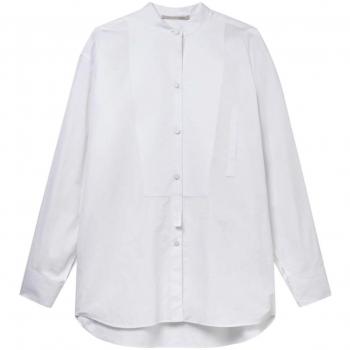 Stella McCartney Women's White Cotton Plastron Shirt Size 40
