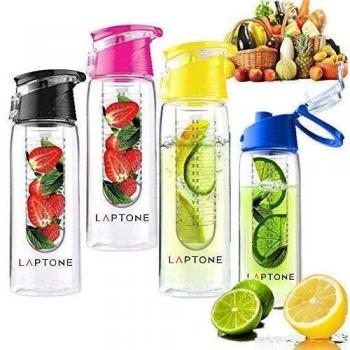 Laptone botella de agua de los deportes 0.75l Multi Drink [Fácil de limpiar] sin BPA