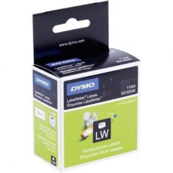 DYMO LabelWriter Multipurpose Labels - Etiquetas multiuso, negro y blanco