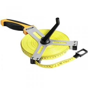 Cinta metrica fibra bimaterial con bastidor 50 mt