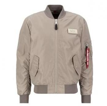 Alpha Industries MA-1 TTC Beige Bomber Jacket for Men - Size S to M