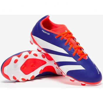 Botas de fútbol adidas Predator League MG J azul/naranja para niños