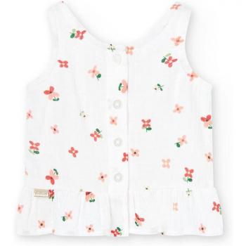 Top tejido estampado de bebé niña con cierre de botones - Boboli 228125 MULTICOLOR