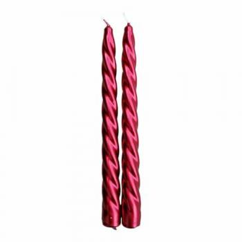 Velas Decorativas Magic Lights Rojas Ø 2 x 24 cm