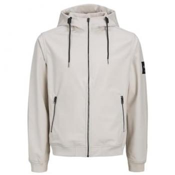 Jack & Jones Basic Softshell Jacket with Hood - Moonbeam Color