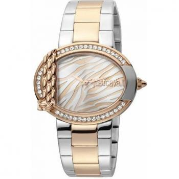 Reloj Just Cavalli JC1L111M0125 Mujer, correa color: plateado, Dial analógico, diseño elegante y moderno