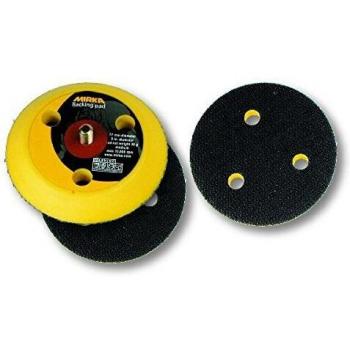 Plato de Lijado Mirka 77mm con Grip 1/4 y 6 Agujeros - Medium