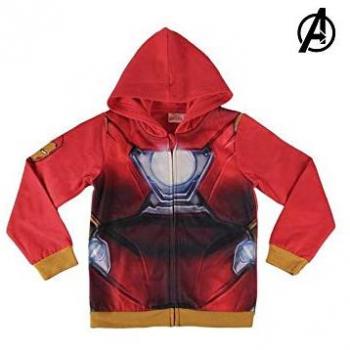 Chaqueta con capucha Avenger Iron Man rojo