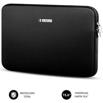Funda Subblim Business Laptop Sleeve Neoprene para Portátiles 15.6 Negra