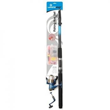 Trail Waters Edge - Caña de Pesca de Arrastre, Color Gris, Talla 8.2 Ft