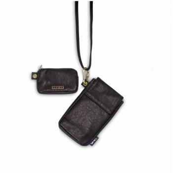 Bolso Grimey Glorified Purse And Travel Pou - Bolsito negro, diseño versátil, ideal para viajes y uso diario, con múltiples compartimentos y estilo urbano