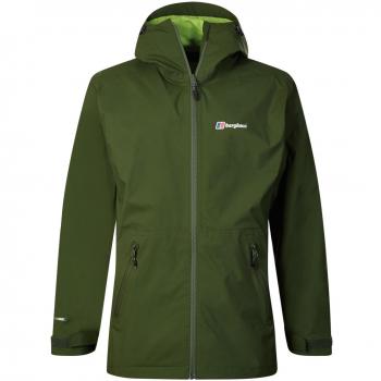 berghaus Stormcloud Chaqueta Impermeable, Hombre, Chive/Lime Green, L