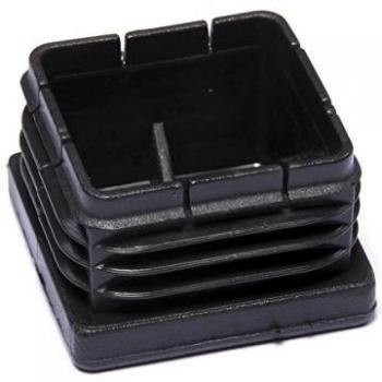 Brinox B75675N Contera Interior Cuadrada, Negro, 35 x 35 mm, Set de 50 Piezas