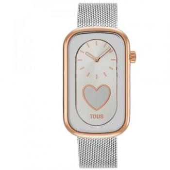Reloj Inteligente Analógico Bicolor de Mujer T-Band Club con Corazón y Funciones de Salud y Deporte