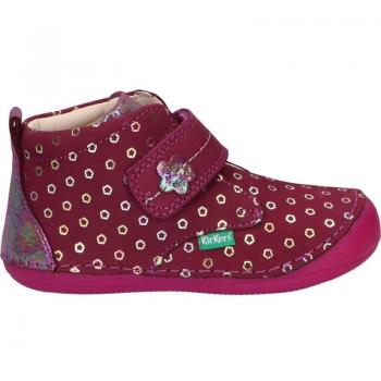 Botines y botas de Niña y Niño KICKERS 915398-10 SABIO 181 PRUNE FLOWER