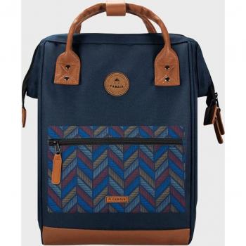 Mochila Mediana Cabaia Adventurer Chicago Azul Marino Repelente al Agua