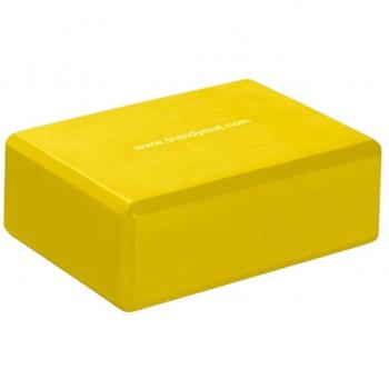 Bloque de yoga 7.5 cm - amarillo